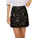 Background Graphic Beautiful Mini Front Wrap Skirt View1