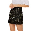 Background Graphic Beautiful Mini Front Wrap Skirt View2