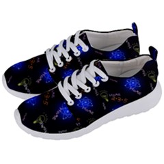 Formula Background Pattern Texture Design Men s Lightweight Sports Shoes by Ravend