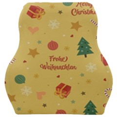Christmas Treecandy Cane Snowflake Car Seat Velour Cushion  by Ravend
