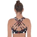 Christmas Thanksgiving Pattern Cross String Back Sports Bra View2