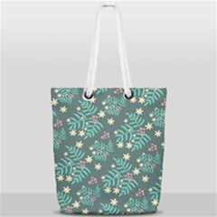 Illustration Pattern Seamless Full Print Rope Handle Tote (small) by Ravend