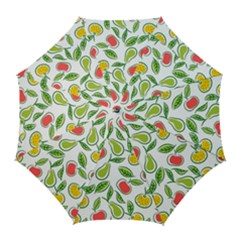 Fruit Fruits Food Illustration Background Pattern Golf Umbrellas by Ravend