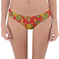 Illustration Background Abstract Pattern Shape Star Reversible Hipster Bikini Bottoms by Ravend