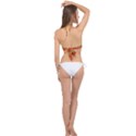 Illustration Background Abstract Pattern Shape Star Cross Front Halter Bikini Top View2