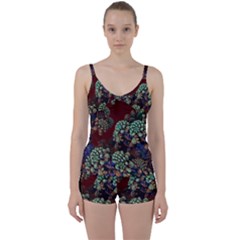 Art 3d Mandelbulb Mandelbrot Fractal Graphic Tie Front Two Piece Tankini by danenraven