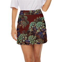 Art 3d Mandelbulb Mandelbrot Fractal Graphic Mini Front Wrap Skirt by danenraven