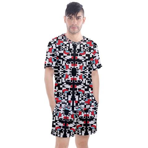 A-new-light Men s Mesh Tee And Shorts Set by DECOMARKLLC