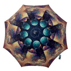 Quantum Physics Dreaming Lucid Hook Handle Umbrellas (medium) by Ravend