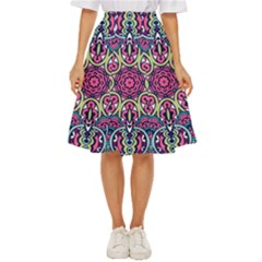 Cold Colors Mandala   Classic Short Skirt by ConteMonfrey
