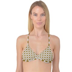 Abstract Petals Reversible Tri Bikini Top by ConteMonfrey