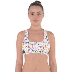 Illustration Cross Back Hipster Bikini Top  by nateshop