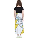 Storm Thunder Lightning Light Flash Cloud Kids  Flared Maxi Skirt View2