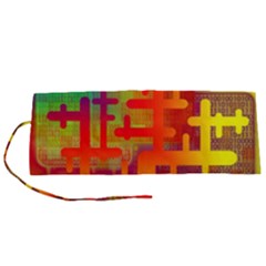 Code Binary System Roll Up Canvas Pencil Holder (s) by Wegoenart