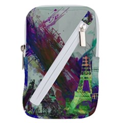 Eiffel Tower Paris France Europe Belt Pouch Bag (large) by Wegoenart