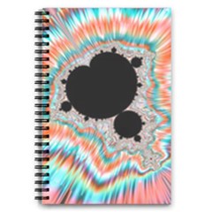 Fractal Abstract Background 5 5  X 8 5  Notebook by Wegoenart