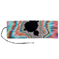 Fractal Abstract Background Roll Up Canvas Pencil Holder (m) by Wegoenart