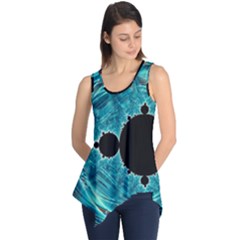 Mandelbrot Apple Fractal Abstract Sleeveless Tunic by Wegoenart