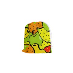 Fruit Food Wallpaper Drawstring Pouch (xs) by Dutashop