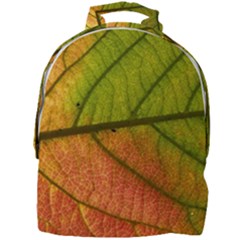 Leaf Autumn Fall Season Macro Mini Full Print Backpack by Wegoenart
