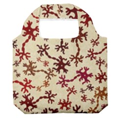 Neuron Nerve Cell Neurology Premium Foldable Grocery Recycle Bag by Ravend