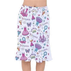 Princess Element Background Material Short Mermaid Skirt by danenraven