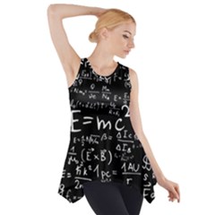 Science Einstein Formula Mathematics Physics Side Drop Tank Tunic by danenraven