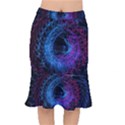Symmetry Awesome 3d Digital Art Graphic Pattern Vortex Short Mermaid Skirt View1
