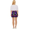 Space Pattern Mini Front Wrap Skirt View4