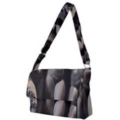 Three Graces Sculpture Detail Full Print Messenger Bag (l) by dflcprintsclothing
