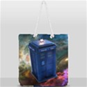 The Police Box Tardis Time Travel Device Used Doctor Who Full Print Rope Handle Tote (Large) View1