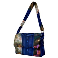 The Police Box Tardis Time Travel Device Used Doctor Who Full Print Messenger Bag (m) by Jancukart