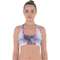 Tourette Syndrome Epilepsy Brain Cross Back Hipster Bikini Top  View1