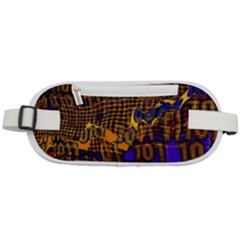 Binary Code Transformation Rounded Waist Pouch by Wegoenart