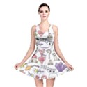 Fantasy-things-doodle-style-vector-illustration Reversible Skater Dress View1