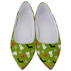 Pattern Seamless Halloween Fall Women s Low Heels by Wegoenart