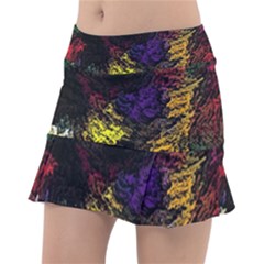 Abstract Painting Colorful Classic Tennis Skirt by Wegoenart