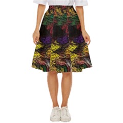 Abstract Painting Colorful Classic Short Skirt by Wegoenart