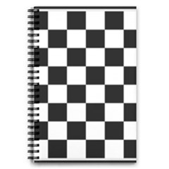 Chess Board Background Design 5 5  X 8 5  Notebook by Wegoenart