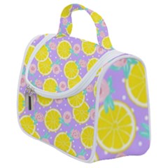 Purple Lemons  Satchel Handbag by ConteMonfrey