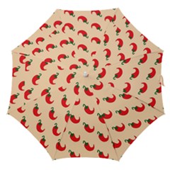 Small Mini Peppers Pink Straight Umbrellas by ConteMonfrey