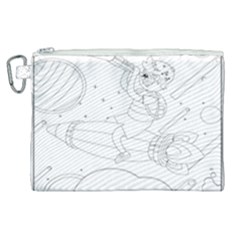 Little Boy Explorer Canvas Cosmetic Bag (xl) by ConteMonfrey