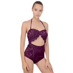 Im Only Woman Scallop Top Cut Out Swimsuit by ConteMonfrey