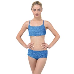 Blue Denim  Layered Top Bikini Set by ConteMonfrey