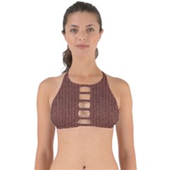 Terracotta Straw - Country Side  Perfectly Cut Out Bikini Top by ConteMonfrey