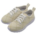Discreet Cream Plaids Kids Athletic Shoes View2
