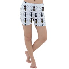 Ants Insect Pattern Cartoon Ant Animal Lightweight Velour Yoga Shorts by Ravend