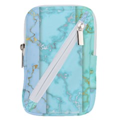 Background-marble-set Belt Pouch Bag (large) by Wegoenart