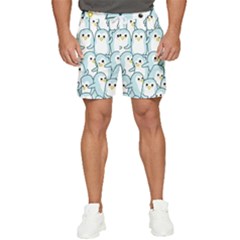 Penguin Pattern Men s Runner Shorts by Wegoenart