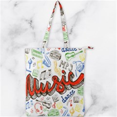 Music-color-elements Double Zip Up Tote Bag by Wegoenart